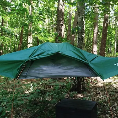 Campingplads Baumzelt Mitten Im Wald Bis 120kg Selmsdorf